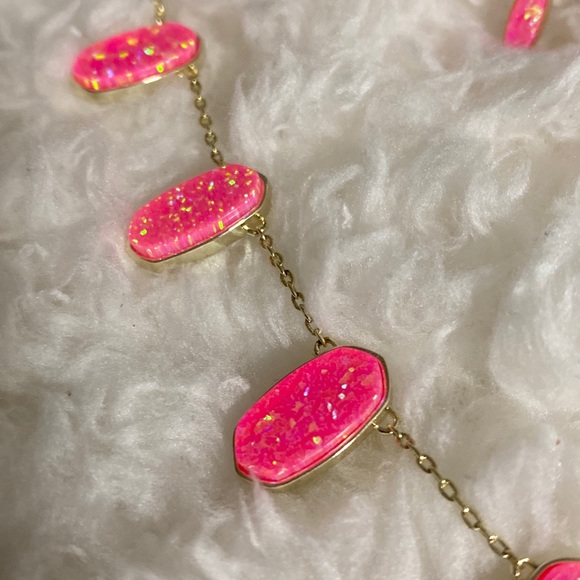 Kendra Scott Hot Pink Kyocera Opal Set - Picture 3 of 5